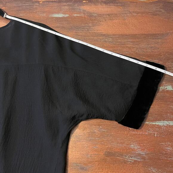 Massimo Dutti Women's Open Front Cardigan Cover Up Top Black Size Small - Picture 9 of 9